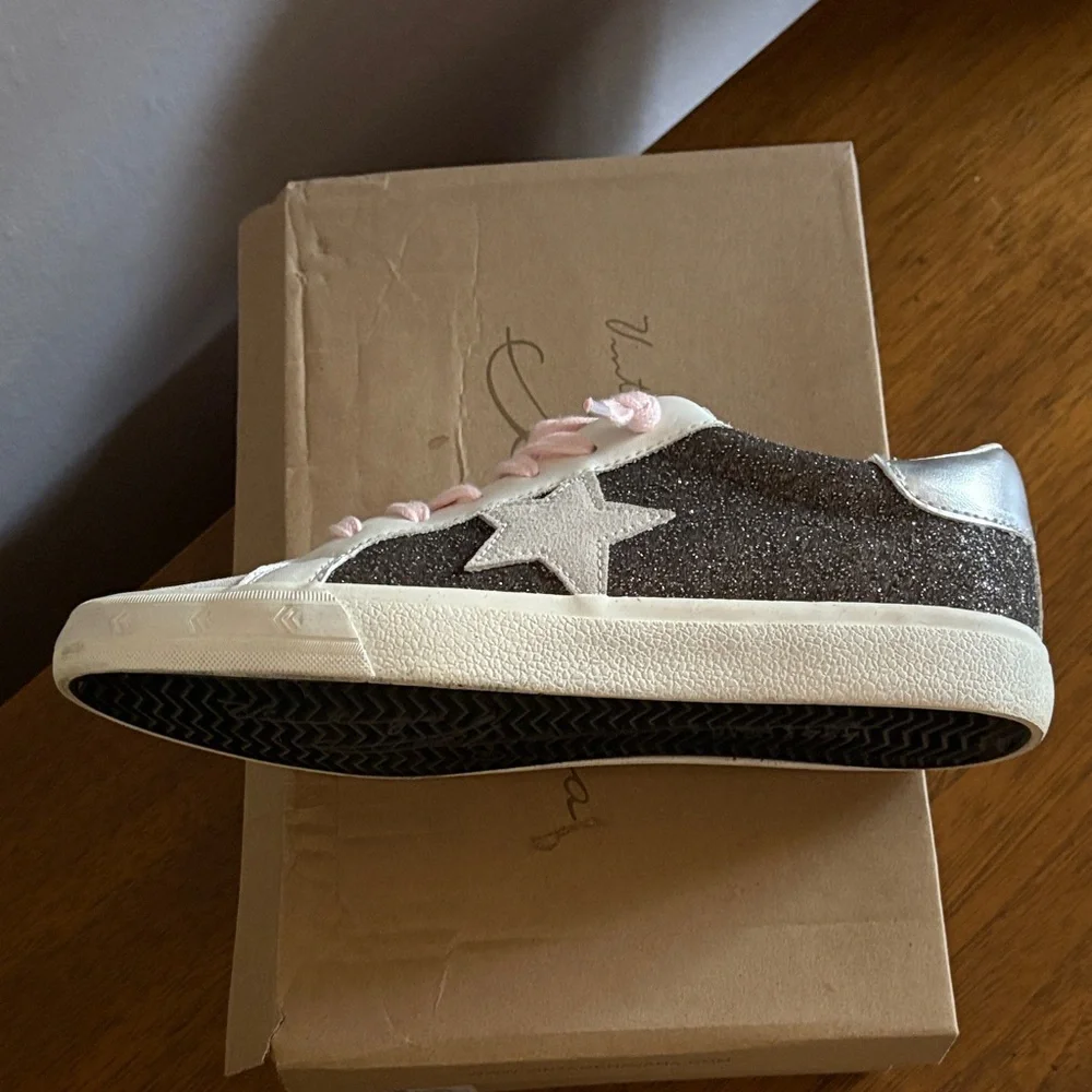 Vintage Havana Pink, Black & Cream Low-Top Sneaker